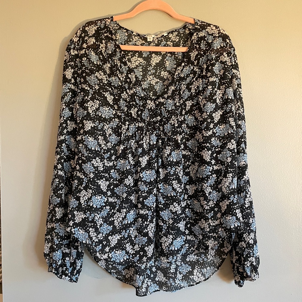 Veronica Beard Size 16 Floral Blouse